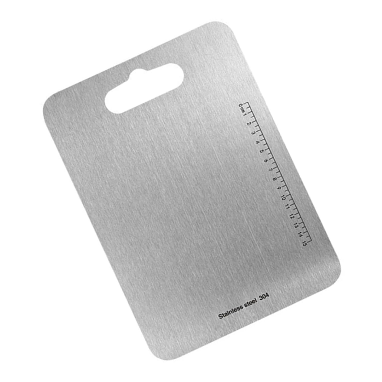 Acciaio Inox 304 Tagliere da Cucina Argento Rettangolare