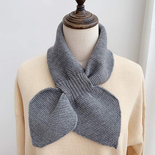 iSpchen Otoño Invierno Mujer Bufanda de Punto Bufanda Cálida Bufanda de Color Sólido de Moda, Talla Única Cover