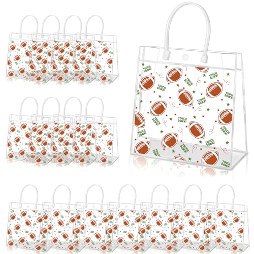 HYMENEX Clear Football PVC Snack Bags