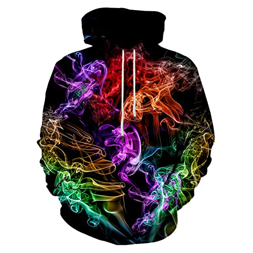 Asylvain Men Women Fashion Unisex 3D Printed Graphic Novelty Hoodie Pullover Hooded Sweatshirts with Pocket