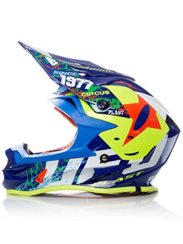 Casco Mx Ufo 2018 Onyx Circus (M 57-58Cm, Blu)