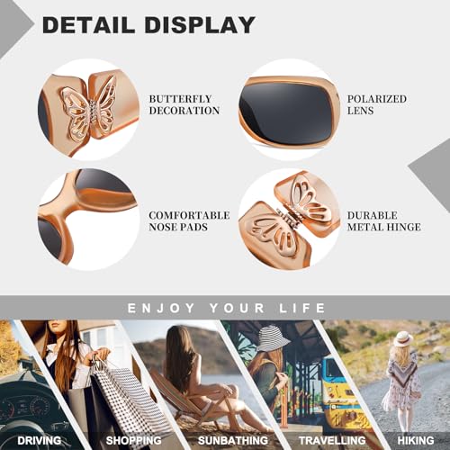 Image of HAOLOTA Polarized Sunglasses Men Women Designer Driving glasses Lightweight UV400 Protection