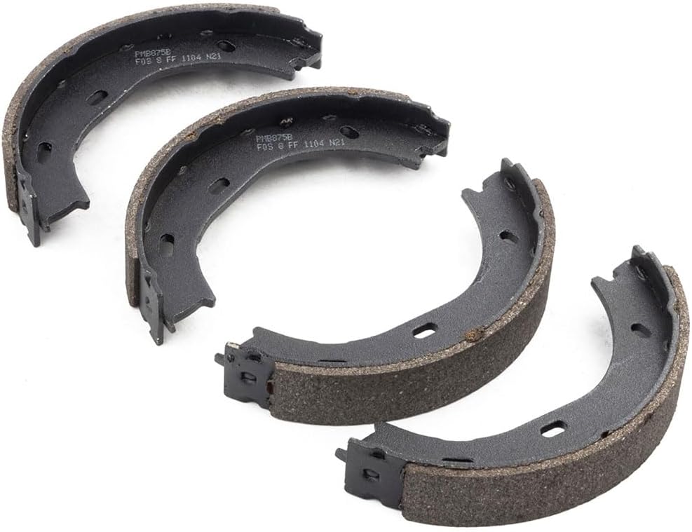 2X Parking Brake Shoes Automotive Replacement Rear for Mercedes-Benz 300SEL 4.5L 1972, for Mercedes-Benz 380SLC 3.8L 1981, for Mercedes-Benz 230SL 2.3L 1967, for Mercedes-Benz 250SL 2.5L 1967