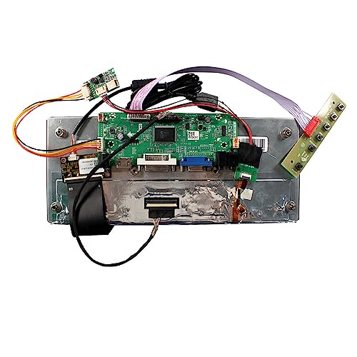 Image of 10.3 inch 1920x720 800nit IPS LCD Touch Screen & Driver | Capacitive Touch Sensor Panel Stretched Bar Display and H /D VGA DVI Audio LVDs Controller Board 50 pins
