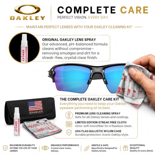 Image of Oakley FLAK 2.0 XL OO9188 Rectangle Sunglasses With Official Eyewear Kit | Men's & Women's Sunglasses