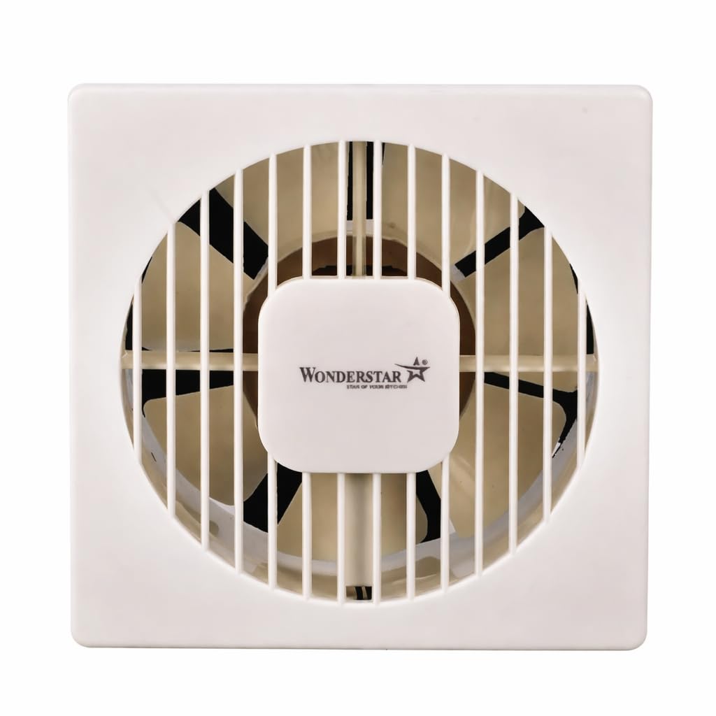 WONDER STAR Kitchen Exhaust Fan, 27 Watts, 150mm, White, Noiseless with Strong Air Suction ||Exhaust fan for rooms, bathrooms, kitchens 3