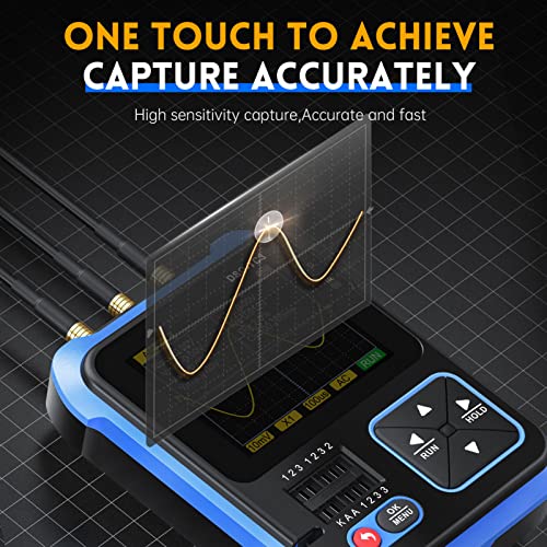 Image of Transistor Checker Tester, Digital Oscilloscope Portable Handheld Transistor Checker Inductance Capacitance Resistance Meter, USB Microscopes (High Configuration)