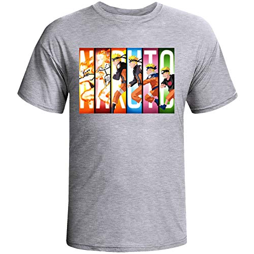 Camiseta Infantil E Adulto Naruto Babylook camisa t-shirt (Babylook - P, Branco)