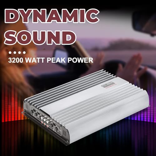 Yaeccc 3200W 12V 4 Channel Car Amplifier Stereo Power Amp Audio 4Ch Bass Sub Woofer thumb #3