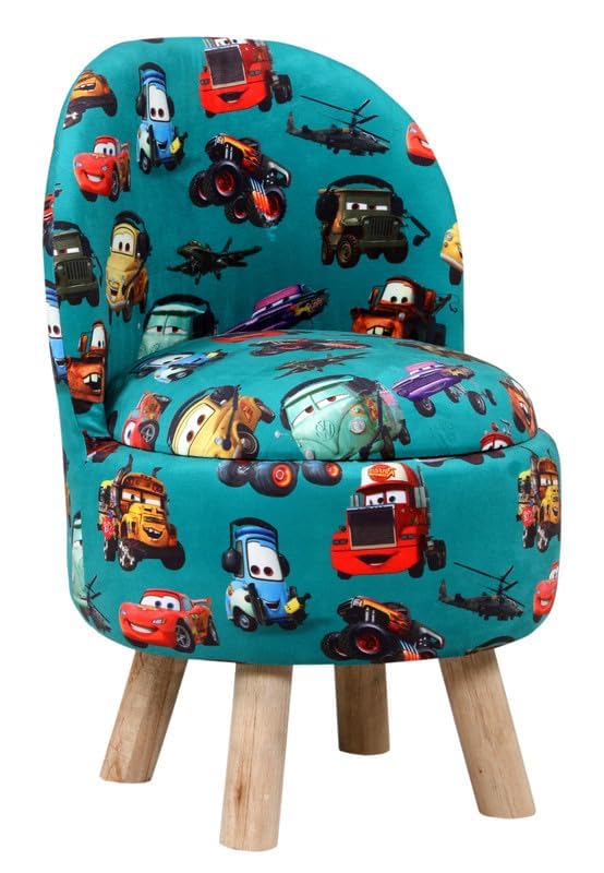 Image of Ottoman Kids pouffe Stool for Small Baby Chair Study Stool for Kids Playing Products Little Baby Dining Chair for Feeding Kids Cartoon Bedroom Chair,14x14x26 Inch, Single Chair