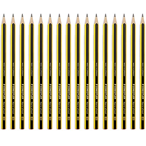 STAEDTLER WOPEX Noris School Pencils - 180N-HB Dipped - Class Pack of 72 - HB Grade