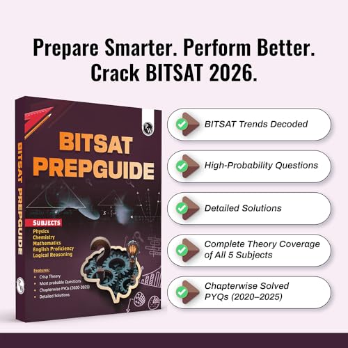 Image of PW BITSAT PYQ Book 2026 - All in One BITSAT Preparation Guide | Physics, Chemistry, Mathematics, English & Logical Reasoning | Chapterwise PYQs (2020-2025), Crisp Theory & Most Probable MCQs