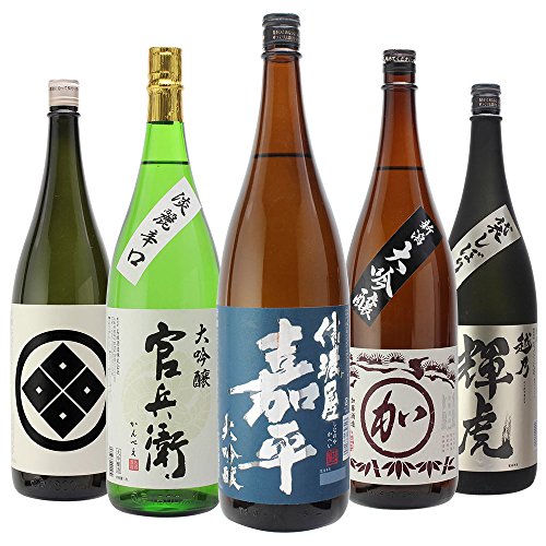 衝撃の50％オフ 日本酒の最高峰 バイヤー渾身の大吟醸1.8L 5本セット 日本酒 飲み比べ