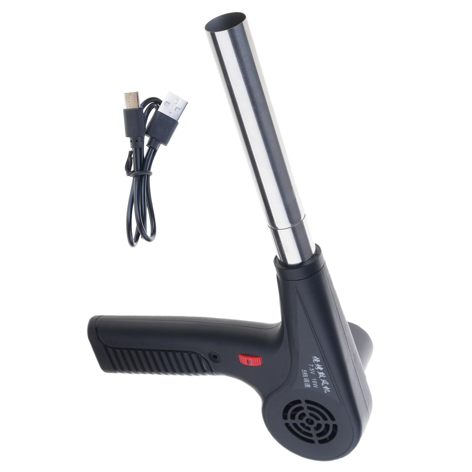Gtylf 2000Mah Electric Bbq Fan Air Blower For Outdoor Camping Barbecue Handheld Ventilator Grill Barbecue Cooking Charcoal Starter
