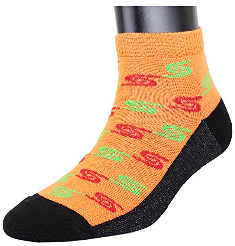 Image of Neska Moda Women's 3 Pairs Black and Brown Cotton Ankle Length Socks