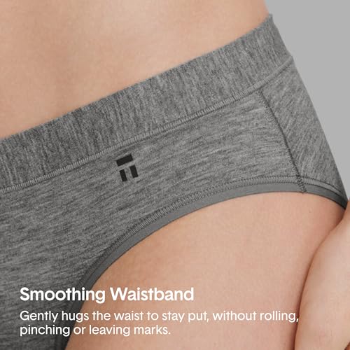 Tommy John Cool Cotton Women's Underwear, High Rise Briefs, Fabric Breathable Underwear, High Waisted Full Coverage Panties4