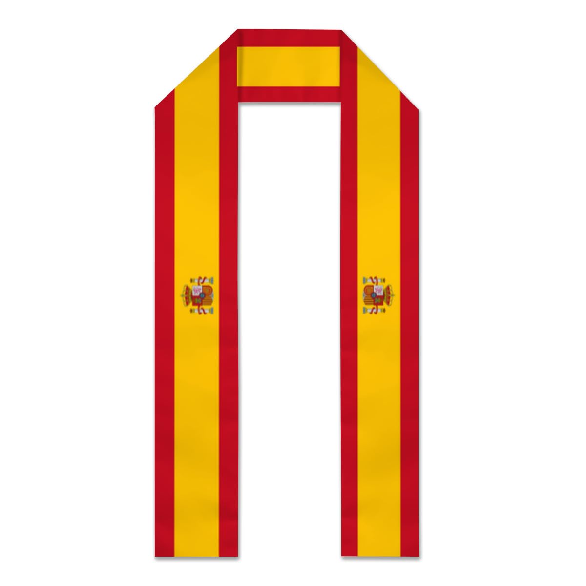 Spain flag Graduation Sash,Graduation Stole Scarf Gifts for International Student