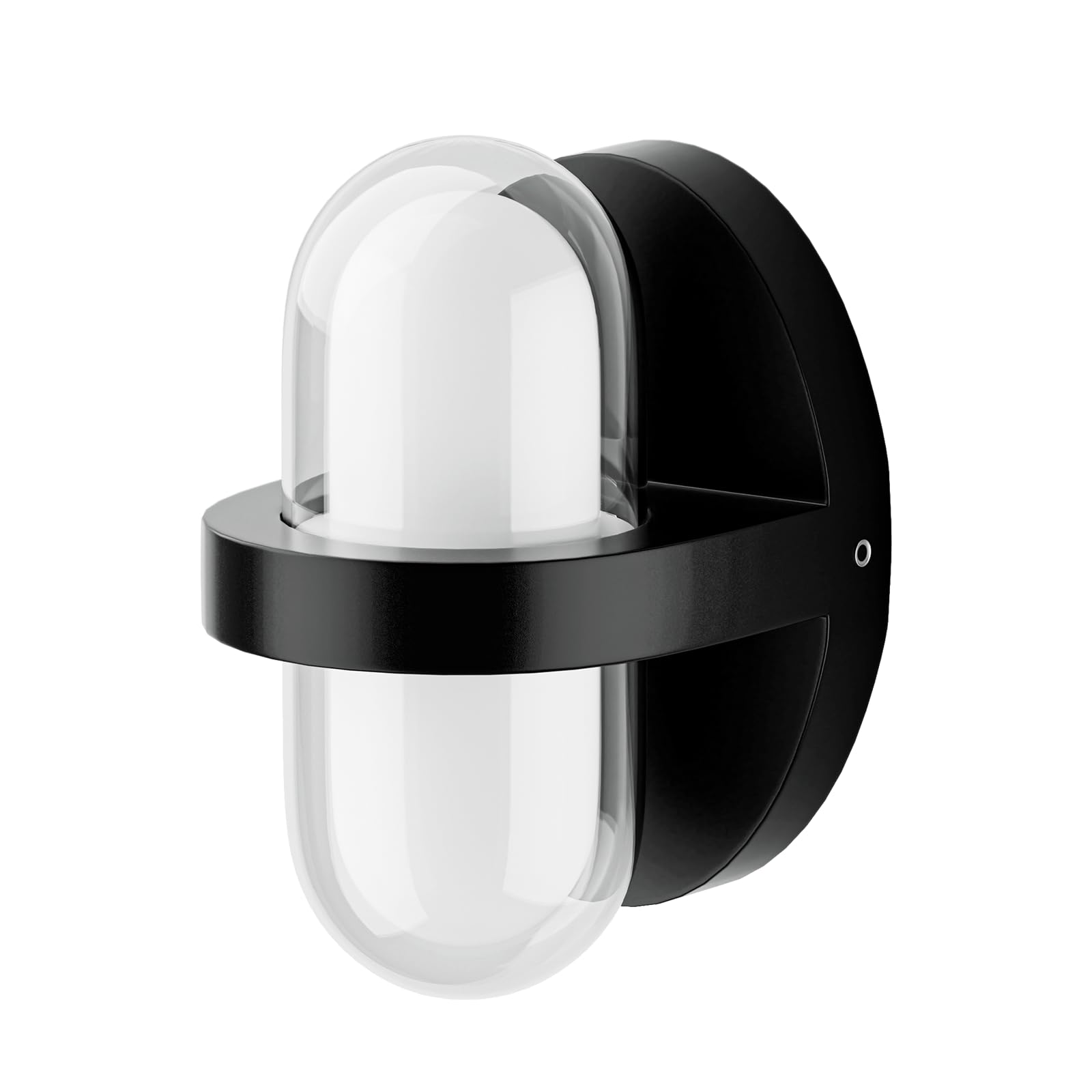 Kerry Outdoor Wall Lights, Up and Down Outside LED Plastic Mains Powered Lighting