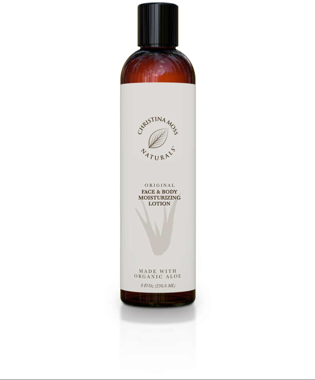 Christina Moss Naturals Unscented Body Lotion, Natural and Organic Ingredients, Gentle, No Toxic Chemicals
