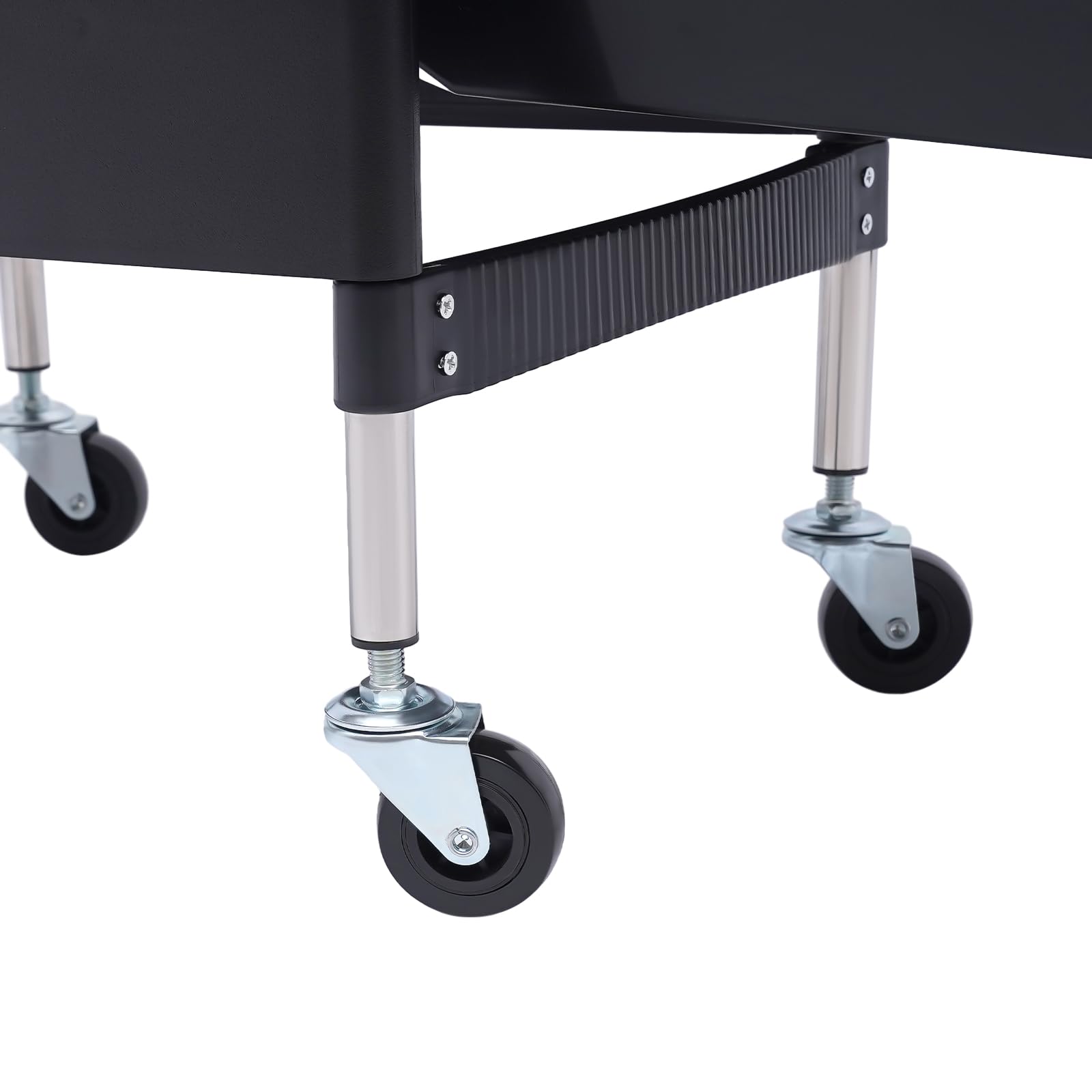 Carrito de salón Susoso, carro portátil con compartimento y rueda universal para tatuajes, carro de peluquería para el hogar con 5 cajones, negro
