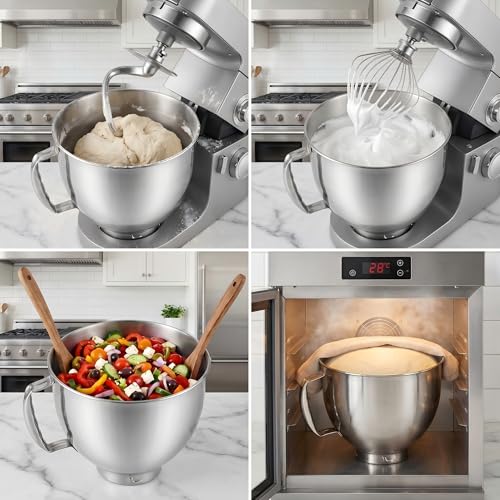 Tazón de acero inoxidable para mezcladora KitchenAid 4.5-5 QT miniatura 4