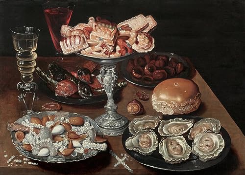 Affiche toile Osias Beert grand tableau déco pour habiller un mur vide de salon 60x90cm
