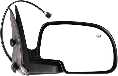 SCITOO Espejo de visión lateral del pasajero compatible con Chevy Avalanche 1500 2500 2000-2002 para Chevy Suburban 1500 2500 para Chevy Tahoe para