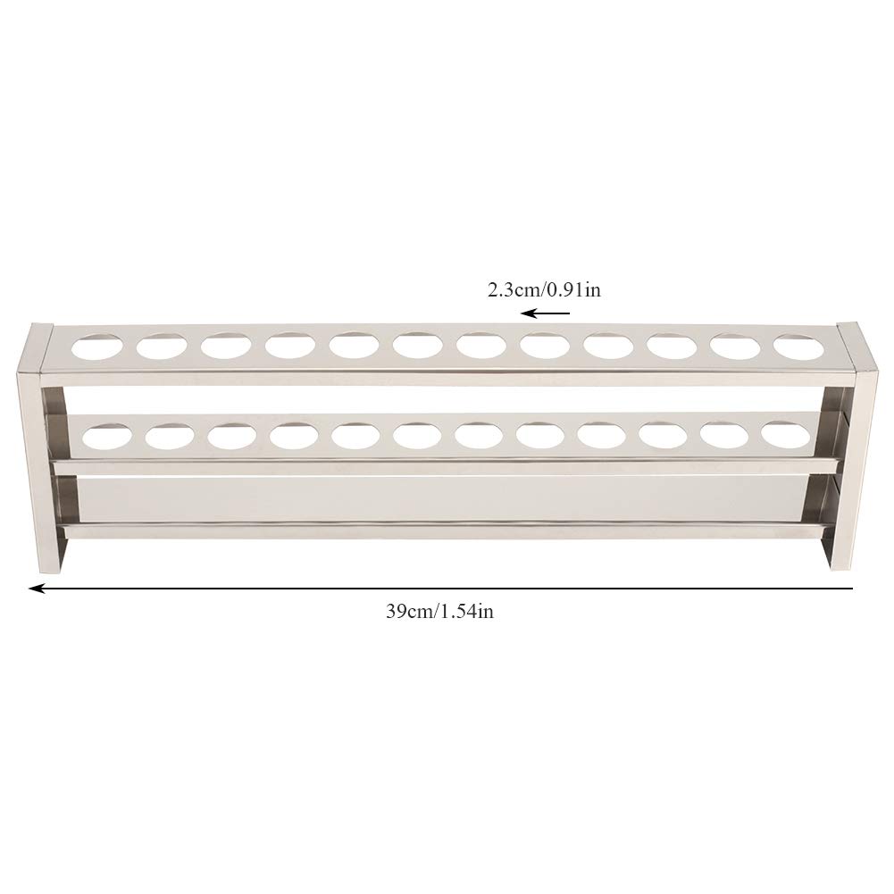 Reagenzglasgestellhalter Reagenzglasständer Reagenzgläser mit Gestell , Reagenzglasaufnahmekapazität 12 Löcher 12 Säule für Labor Business Industry Science
