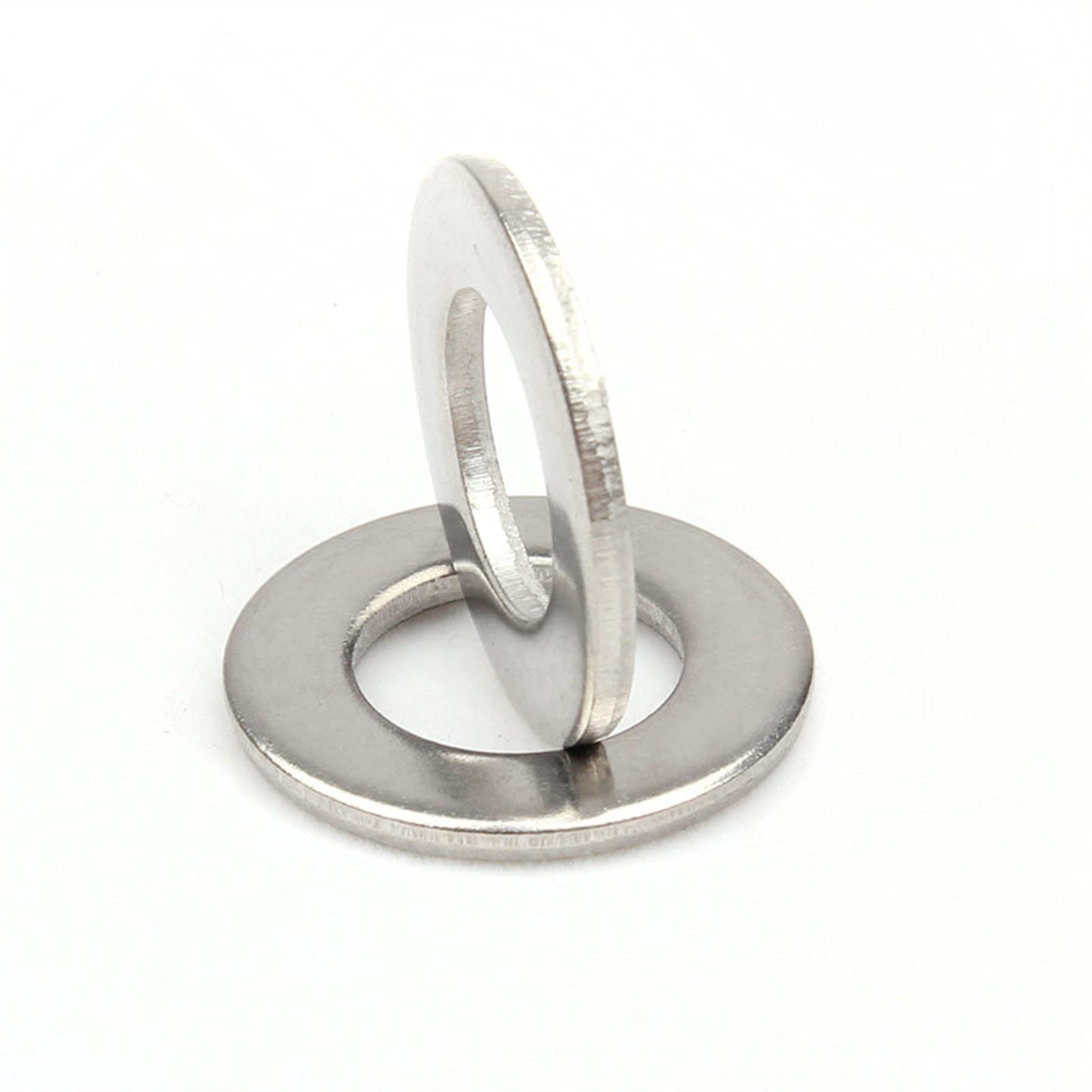 Zkenshan-Arandela Plana M4 M5 M6 M7 M8 M10 M12 M14 M16 M17 M18 M20 Lavadora de Sellado Plana de Aluminio Espesor de Junta 1.5mm, 100pcs / Lote, Buena Resistencia al Desgaste