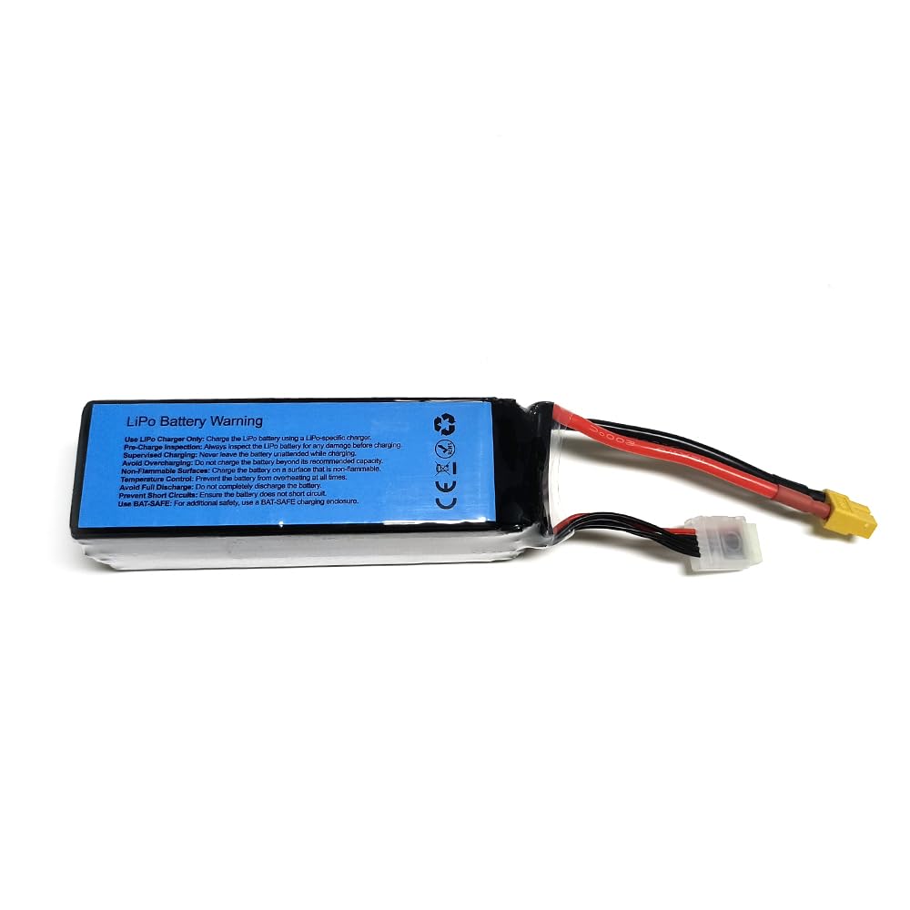 Roban Batterie au lithium polymère 5200 mAh 4S 14,8 V 30 C pour hélicoptère radiocommandé Roban