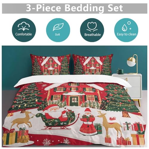 Ropa de cama de Navidad infantil microfibra transpirable dibujos animados animales suaves 6