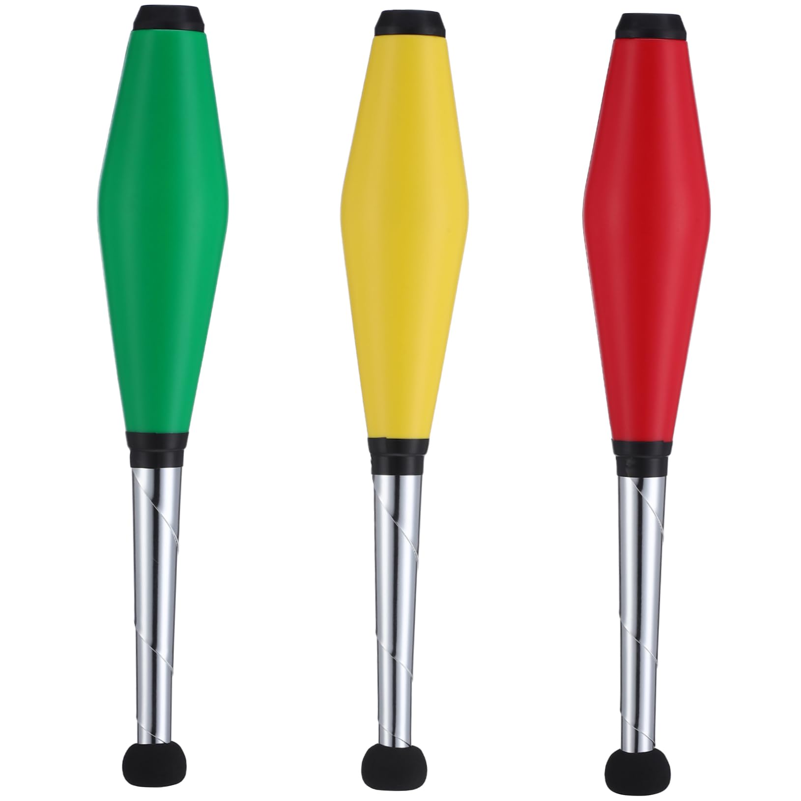 NAMOARLY Juggling Pins Boys and Girls 3 Yellow Juggling Sticks Beginner for Family Fun
