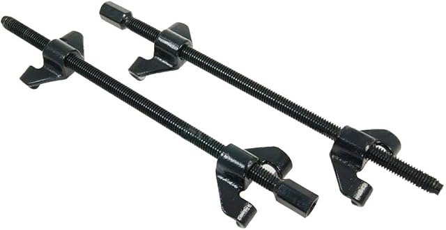 KATSU Strut Coil Spring Compressor 370mm Forged Type for Cars Vans Suspension Shock Absorber Vehicle Struts Removal Clamp Set 450322