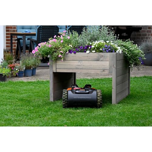 dobar Mährobotergarage mit integriertem Pflanzkasten - 7