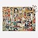 Galison Tribuna of The Uffizi Meowsterpiece of Western Art Puzzle, 1500 Pieces, 32” x 23.75” – Difficult Jigsaw Puzzle Featuring Amusing Cat Illustration – Challenging Family Activity