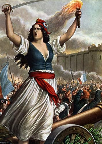 Impression d'affiches prise de la Bastille pour une ambiance cabinet de curiosités