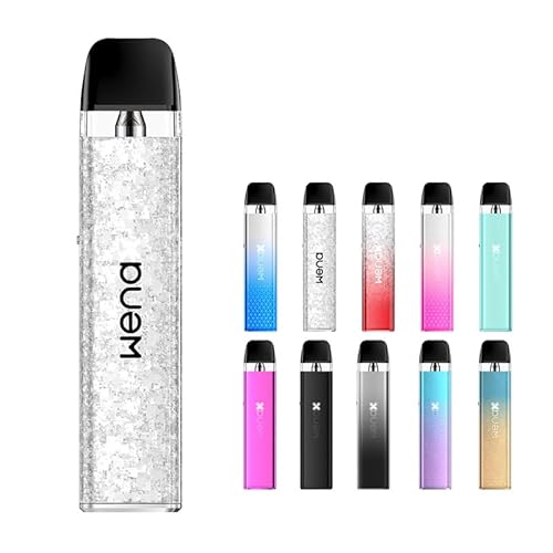 Geek vape Wenax Q Mini Pod System Kit 1000mAh 2ml EBibNXQ ~j |bh M[NxCv dq^oRc (Silver Gem)
