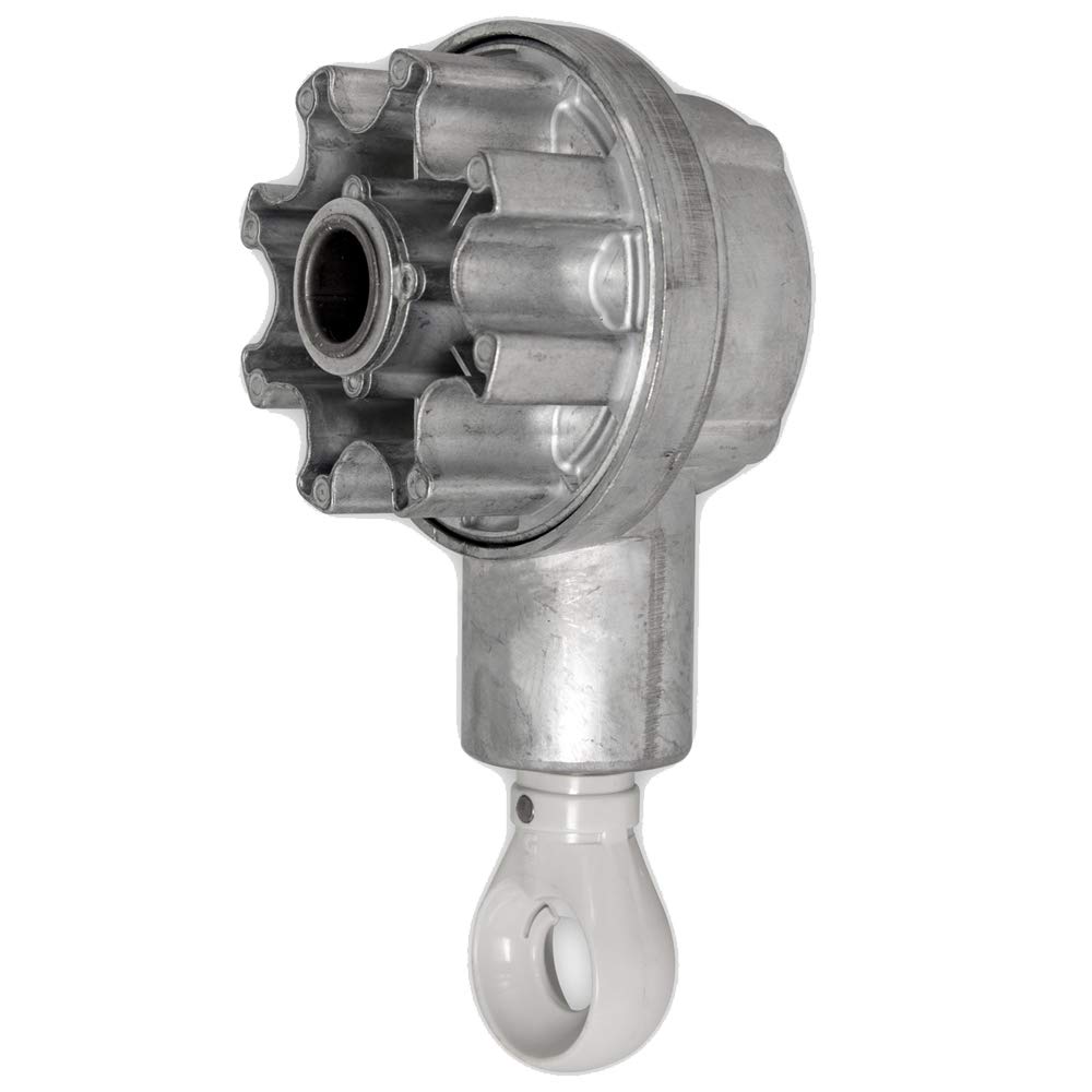 DIWARO.® | Kegelradgetriebe für Markisen | 7,8:1 | mit Kugelöse | für 78mm Nutrohr | Markisengetriebe