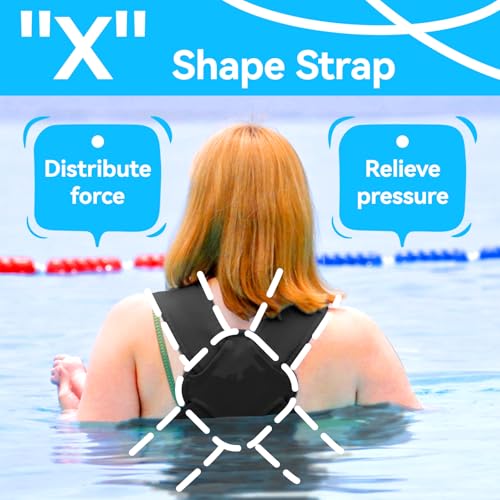 Image of Baby Carrier, Dual-Use Adjustable Baby Sling Support Infant Chest Holder with Drawstring Backpack for Newborn to Toddler 13-33 lbs Swimming Pool Beach Land (Black)