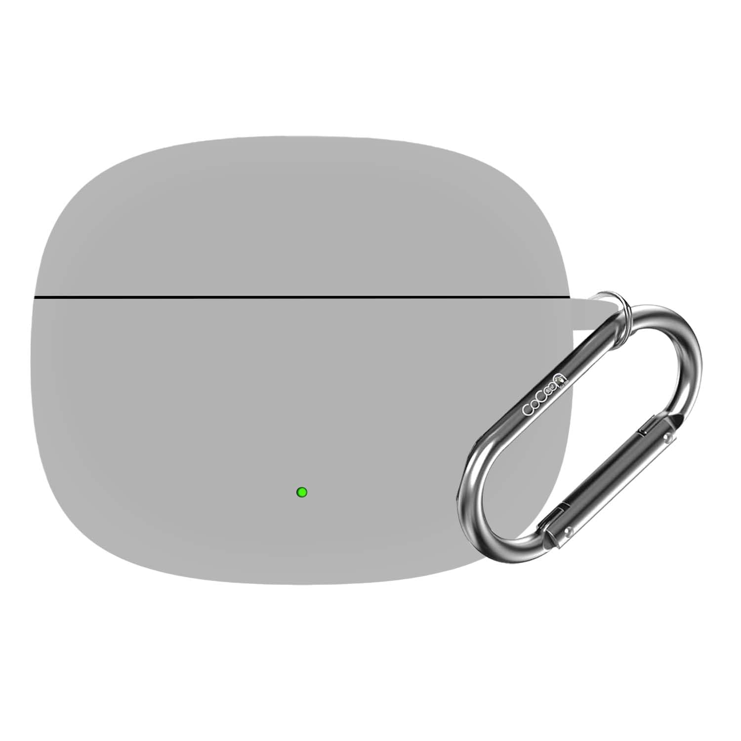 Soft Silicone Case Cover for OnePlus Nord Buds 4 Pro (Radiant Gray)