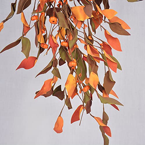 WERTSWF Ghirlanda a goccia con foglie autunnali
