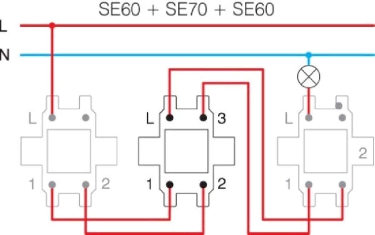 Interruttore A Croce Bianco Da Incasso Con Pilota GSC | Leroy Merlin - Foto 9