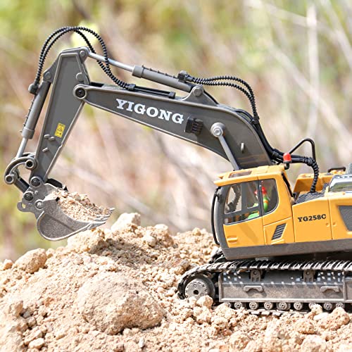 Prepop BC1043 Remote Control Excavator Toy For 6-12 Yr Boys, Best Birthday Gifts For Kids 4-7 8 9 10 11 Year Old, Rc Construction Toys thumb #6