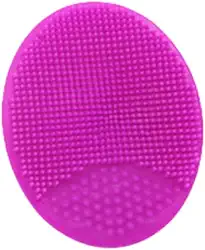 Mini Esponja Facial emborrachada - Ideal para lavar o rosto, Limpeza de pele - Cor:Rosa