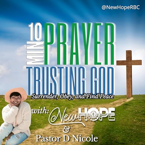 Page de couverture de 10-Min Prayer for Trusting God to Surrender, Obey, and Find Peace