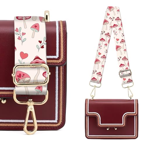 Image of Wide Purse Strap Replacement Crossbody, Funny Shoulder Strap Adjustable, Cute Bag Strap for Women Guitar Purses