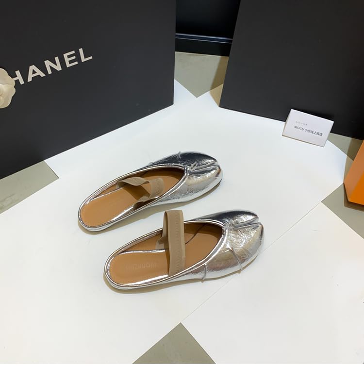 Tabi Shoes Mule Flats Split Toe Ballet Sandals Non Slip Breathable Cute Emo Y2K Kawaii Fashion Trendy Elegant Dressy Pumps Office Business Spring Summer Fall Outdoors Gifts for Daughter Back to School4
