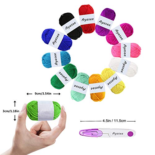image for Ayasee Yarn Knitting Loom Crochet Swift Yarn Fiber String Ball Wool Wi