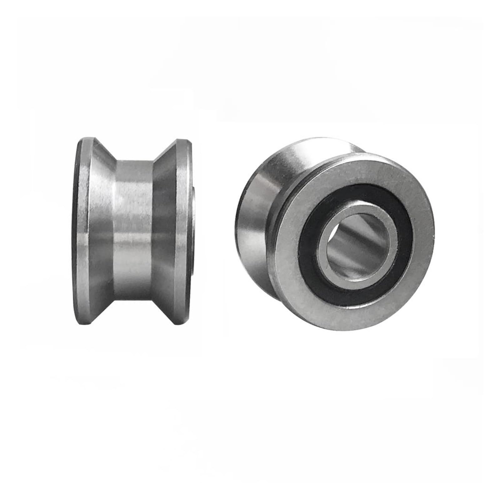 Cuscinetti sigillati con cuscinetti a sfera in acciaio inossidabile, 10 pezzi a rulli guida a scorrimento T22 T-Slot Line - 8x22,5x14,5x13,5 mm a sfere autoallineanti