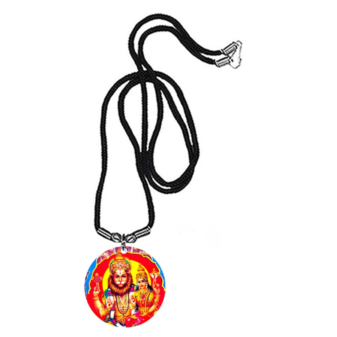 Lord Varaha Narasimha Laxmi Acrylic Pendant with Adjustable Black Cord Chain Spiritual Religious Jewelry for Men and Women-image-21